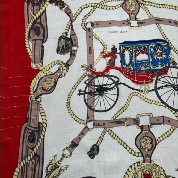 Vintage Brougham carriage scarf - Picture 9 of 12